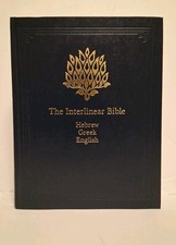 Interlinear bible hebrew for sale  Fresno