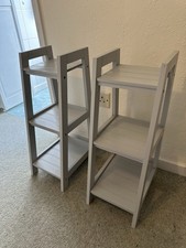 Grey wooden shelves for sale  KENILWORTH