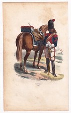 Gravure xixe carabinier d'occasion  Toulouse-