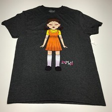 Usado, Camiseta Netflix Masculina Tamanho Médio 38/40 Jogo de Lulas Cinza Gráfica Manga Curta comprar usado  Enviando para Brazil
