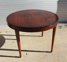Móveis, mesa de jantar, mesa de mogno cereja com duas folhas e escultura pontiaguda comprar usado  Enviando para Brazil