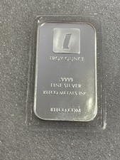 Raro!! Kitco 1 onça troy .999 barra de prata fina em tonificação original de borda de plástico comprar usado  Enviando para Brazil