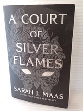 A Court of Silver Flames by Sarah J. Maas Black Cover Paperback FREE SHIPPING comprar usado  Enviando para Brazil