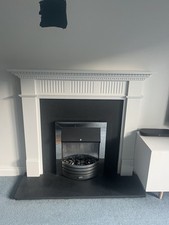 Electric fire white for sale  LONDON