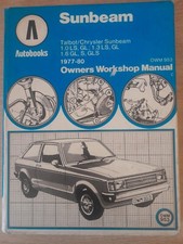 Chrysler sunbeam 1.0 for sale  KIRKCALDY