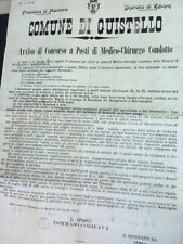 Manifesto storico quistello usato  Tavigliano