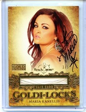 2013 Bench Warmer Gold Edition Goldi-Locks Hair Maria Kanellis Gold /5 autógrafo comprar usado  Enviando para Brazil