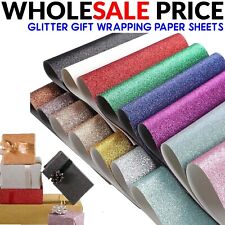 Wrapping paper glitter for sale  BIRMINGHAM