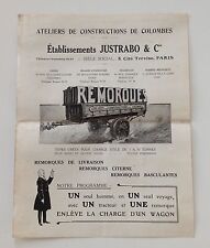Publicite catalogue justrado d'occasion  Nantes-