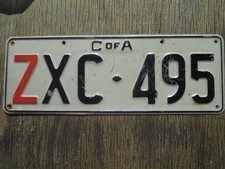 Usado, Placa de licença 1990S CofA Commonwealth vermelha Z TRAILER ZXC-nnn comprar usado  Enviando para Brazil