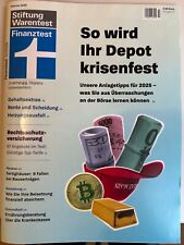 Zeitschrift finanztest 2025 gebraucht kaufen  Dresden