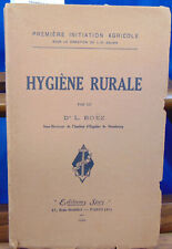 Boez hygiène rurale... d'occasion  Saint-Didier-sur-Chalaronne