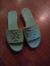 Sandalias para mujer Tory Burch Eleanor Jelly Slide Island azules 12 M - medianas segunda mano  Embacar hacia Argentina