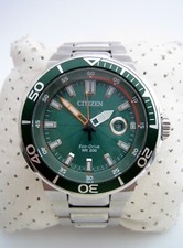 RELÓGIO MASCULINO CITIZEN ECO DRIVE AW1428-53X AÇO INOXIDÁVEL MERGULHADOR CACO GENUÍNO comprar usado  Enviando para Brazil