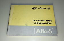 Werkstatthandbuch daten alfa gebraucht kaufen  Jever