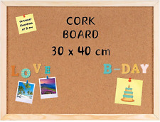 Cork board 30x40cm for sale  BRADFORD