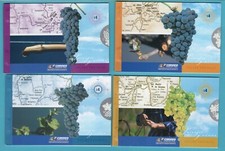Usado, ARGENTINA 4 folhetos de vinhos não detonados, sem marca de charneira comprar usado  Enviando para Brazil