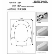Copriwater hatria onda usato  Italia
