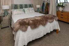 Taupe sheepskin rug for sale  BIRMINGHAM