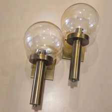 Pair smoked globe for sale  Broken Arrow