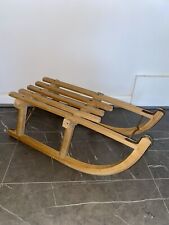 Vintage wooden sleigh for sale  WIMBORNE