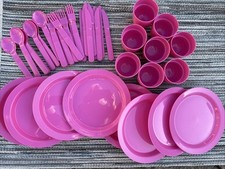 Pink plastic reusable for sale  BURY ST. EDMUNDS