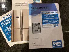 Beko wx72430w wx72430w for sale  SOUTHEND-ON-SEA
