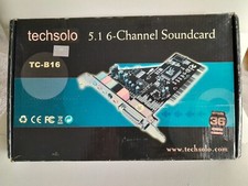Soundkarte soundcard techsolo gebraucht kaufen  Hamburg