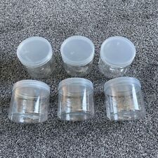 Six clear plastic for sale  CINDERFORD