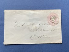 QV 1d Różowy krzyż maltański Wexford -Enniscorthy do Dublina Wysoka wartość, używany na sprzedaż  Wysyłka do Poland