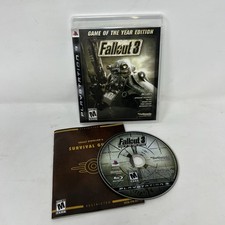 Fallout 3 Game of the Year Edition (PlayStation 3, 2009) Completo Testado Funcionando comprar usado  Enviando para Brazil