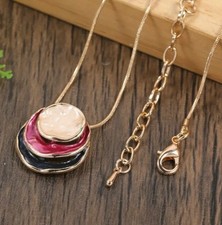 Collana acciaio donna usato  Italia
