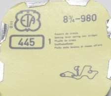 Armbanduhr Eta 980 Part. 445 Feder Bremse Zuglasche comprar usado Armbanduhr Eta 980 Part. 445 Feder Bremse Zuglasche comprar usado  Enviando para Brazil