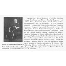 Sir henry harben for sale  GLASGOW