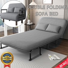 Double fabric sofa for sale  NORTHAMPTON