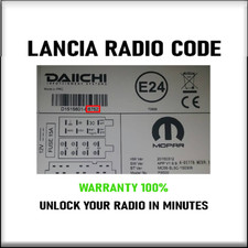 CÓDIGOS DE RÁDIO LANCIA FIAT ALFA DESBLOQUEIO ESTÉREO BOSCH CONTINENTAL DAIICHI 10 SERVIÇO comprar usado  Enviando para Brazil