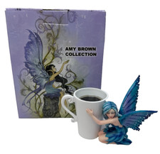 Estatueta de fada Amy Brown Collection Comfort Cup com caneca - Design de fada azul comprar usado  Enviando para Brazil