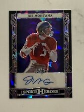 2024 Leaf Sports Heroes Joe Montana cristal roxo automático 2/2 comprar usado  Enviando para Brazil