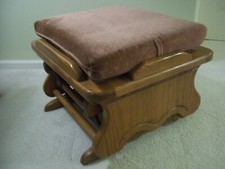 Upholstered pink ottoman for sale  East Moline