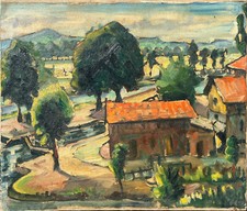 Tableau hst paysage d'occasion  Dijon