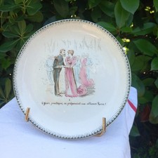 Assiette ancienne parlante d'occasion  L'Isle-en-Dodon