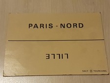 Sncf plaque itineraire d'occasion Sncf plaque itineraire d'occasion  Lizy-sur-Ourcq