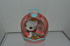 Littlest Pet Shop ~ #138 ~ Kot ~ Szary Biały ~ Brązowe kropki ~ Piaskownica ~ Scopper ~ Red Magne na sprzedaż  Wysyłka do Poland