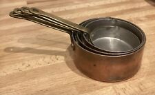 Copper saucepans vintage for sale  SANDY