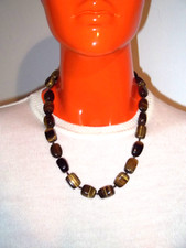 Collana occhio tigre usato  Trieste