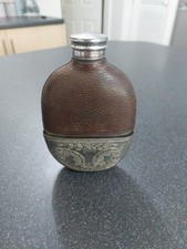Vintage leather covered for sale  TELFORD