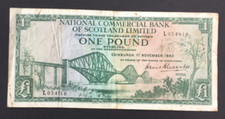 Banknote scotland one for sale  HODDESDON