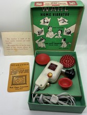 Vibrador doméstico elétrico vintage WAHL 1960 modelo E completo testado funciona comprar usado  Enviando para Brazil