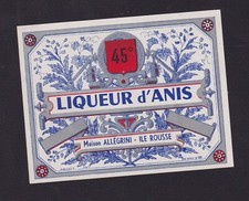 Ancienne étiquette alcool d'occasion  France