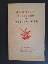 Mémoires lettres louis d'occasion  Saint-Sébastien-de-Morsent